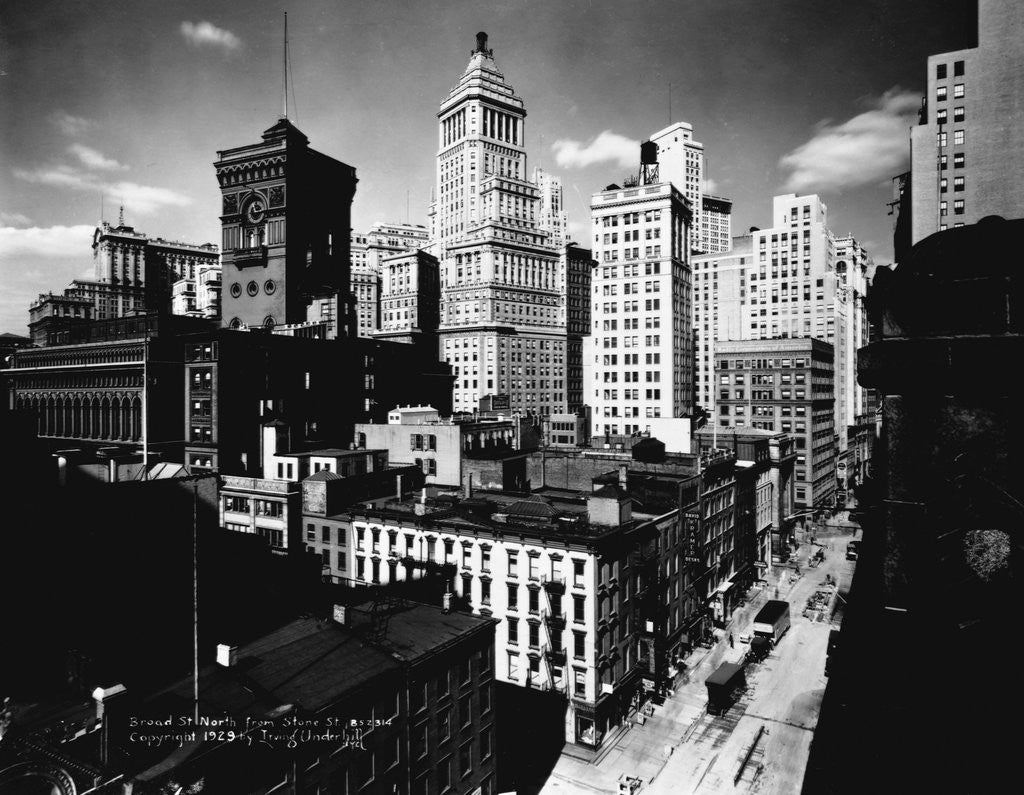 Detail of Broad Street, North from Stone Street, Newark, NJ by Anonymous