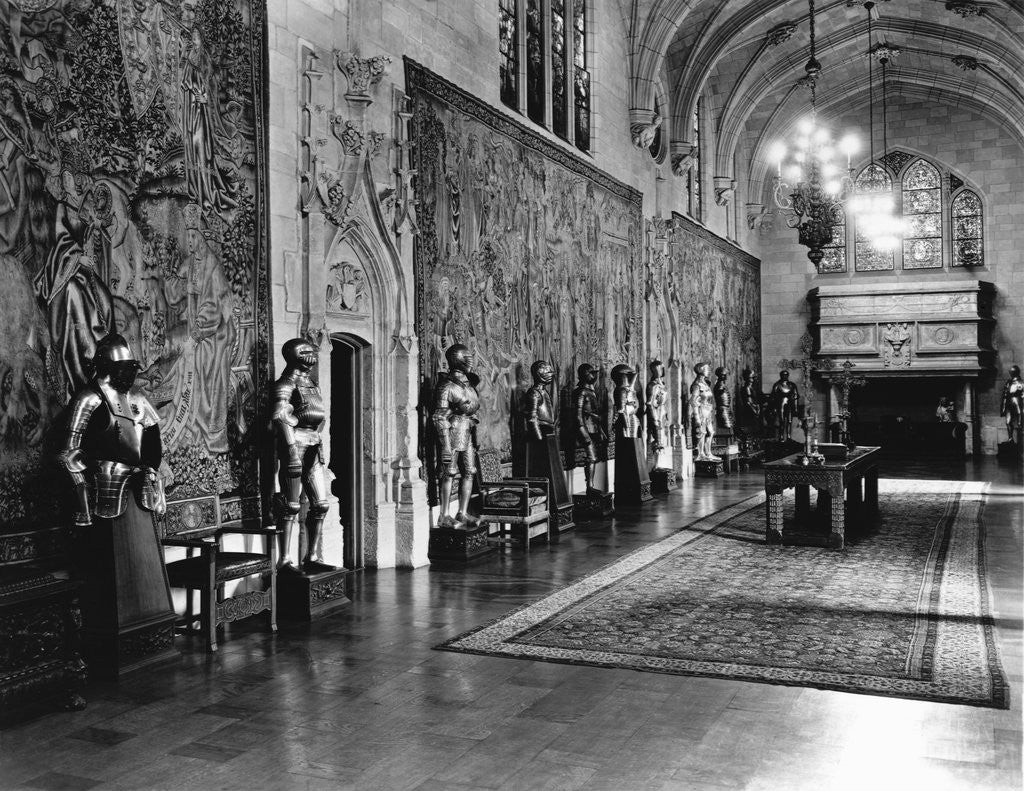 Detail of Dining Hall in Hearst Castle by Anonymous