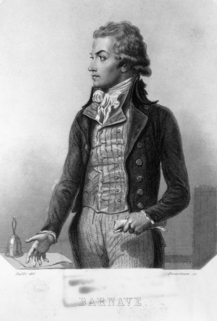 Detail of Barnave, Antoine Oierre Jose Marie by Anonymous