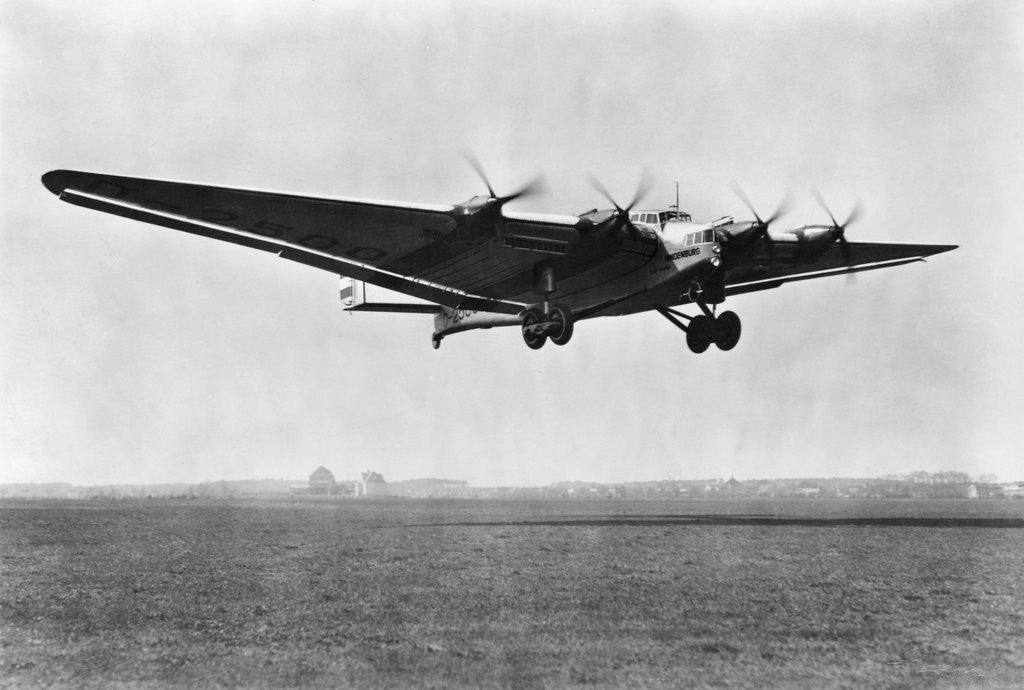 Detail of Junkers G38, D-2500 Landing by Corbis