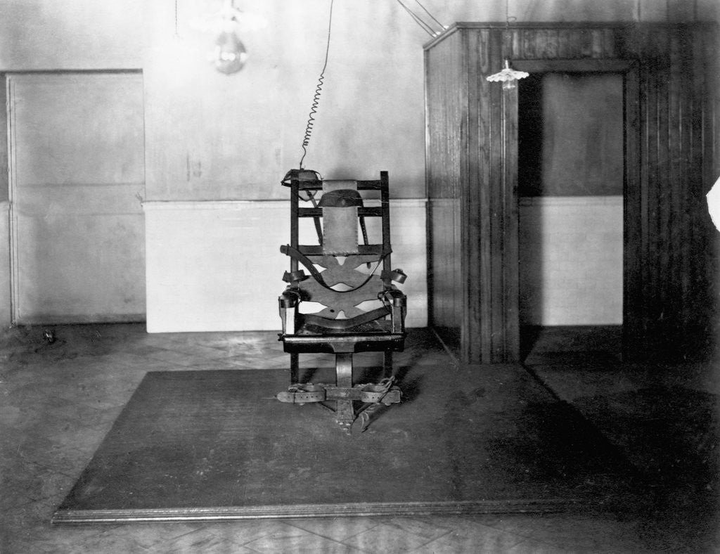 Detail of Electric Chair in Auburn, New York by Anonymous