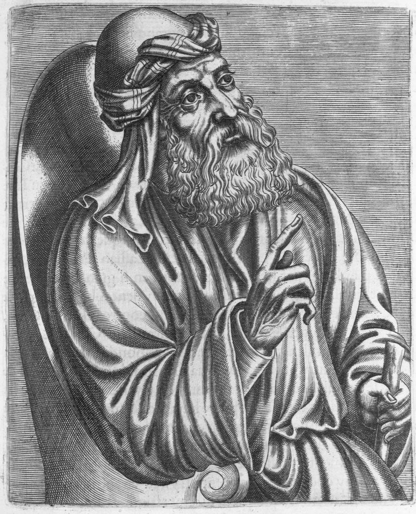 Detail of Engraving of Saint Cyril of Alexandria by Anonymous