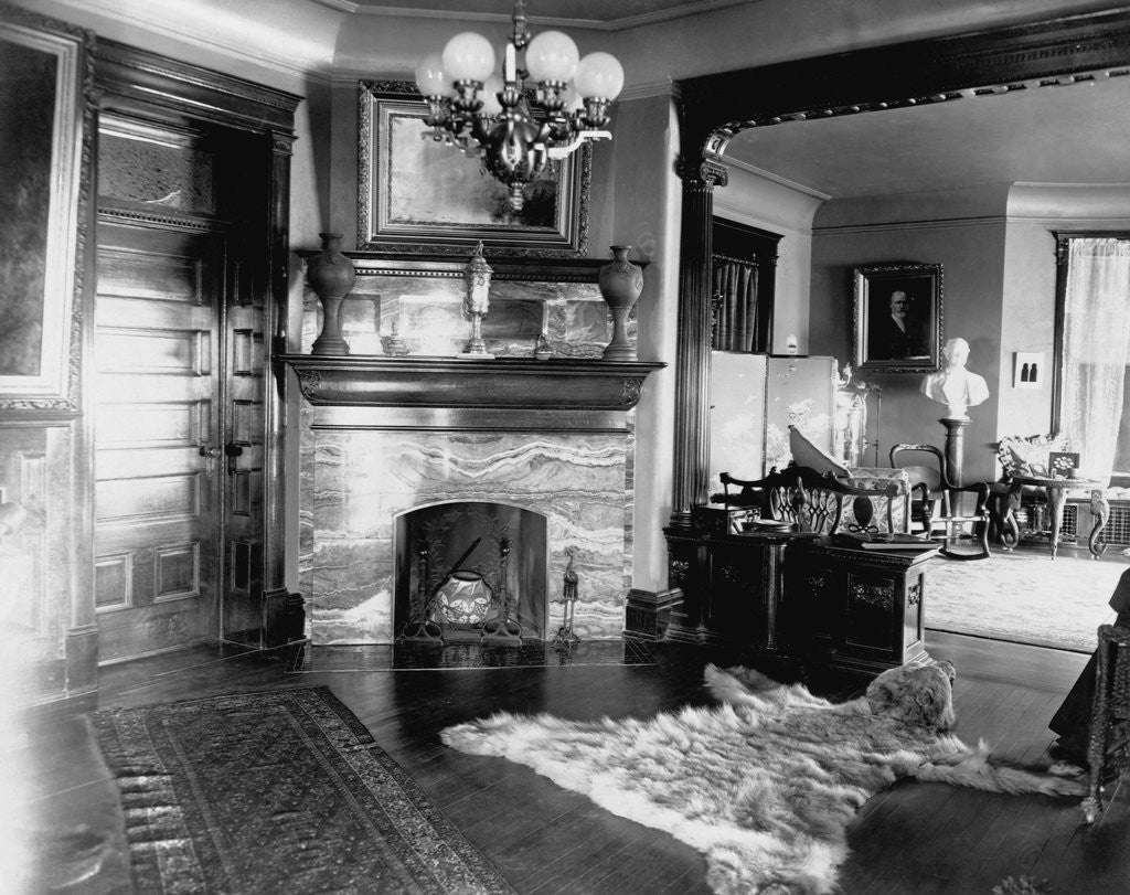 Detail of Inside William Jennings Bryan's Home by Anonymous
