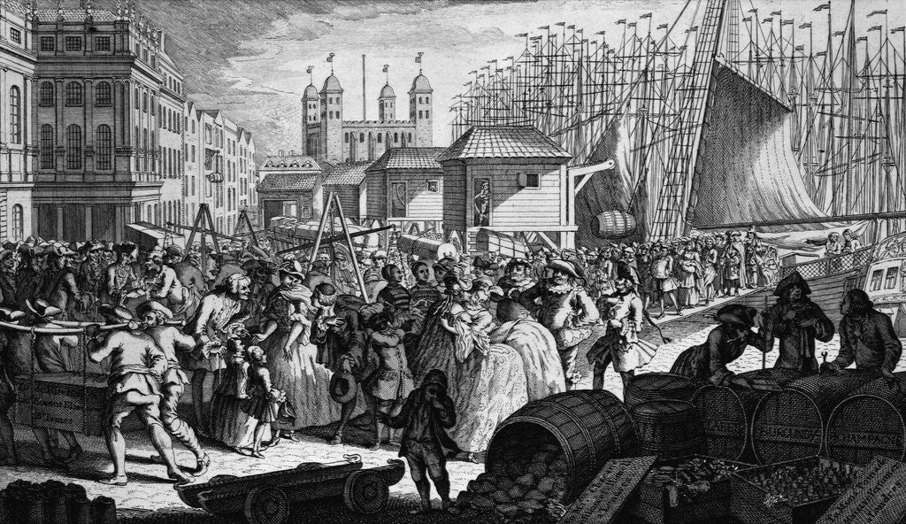 Detail of Unloading Imported Goods by Anonymous
