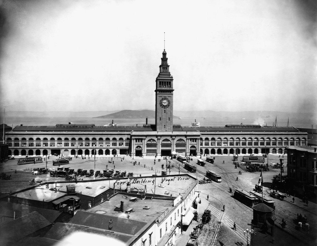 Detail of Front view of teh Ferry Building, San Francisco by Anonymous