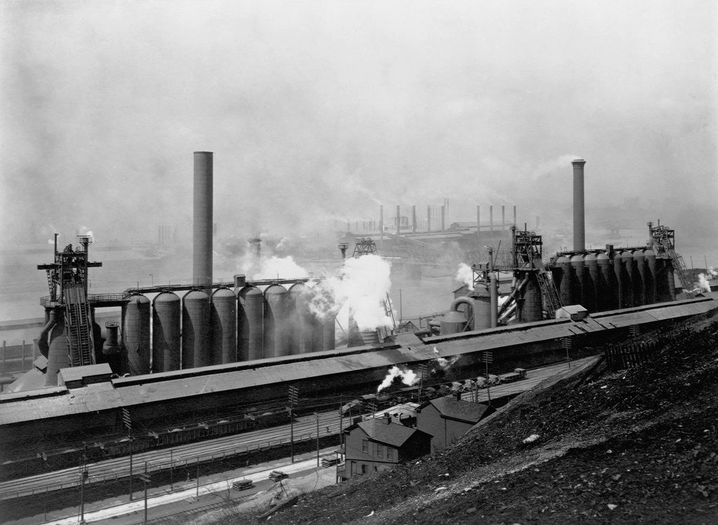 Detail of Jones & Laughlin Steel Plant, Pittsburgh, Pennsylvania by Anonymous