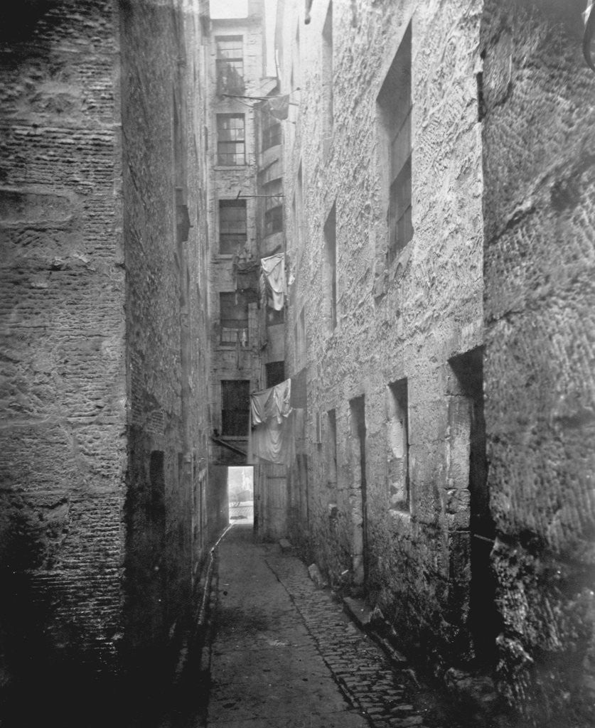 Detail of Gloomy Alley in Glasgow by Anonymous