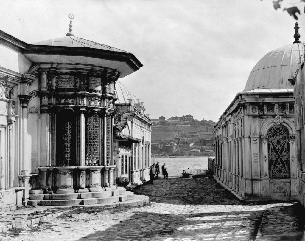 Detail of Mausoleum and Fountain in Constantinople by Anonymous