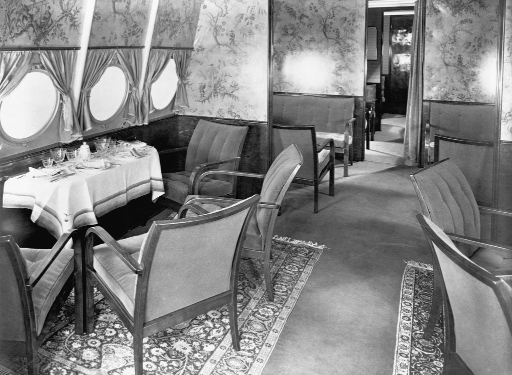 Detail of Interior of Dornier Flugschiff Do X Aircraft by Anonymous