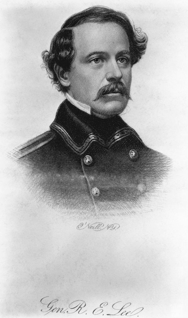 Detail of General Robert E. Lee Engraving by O'Neill