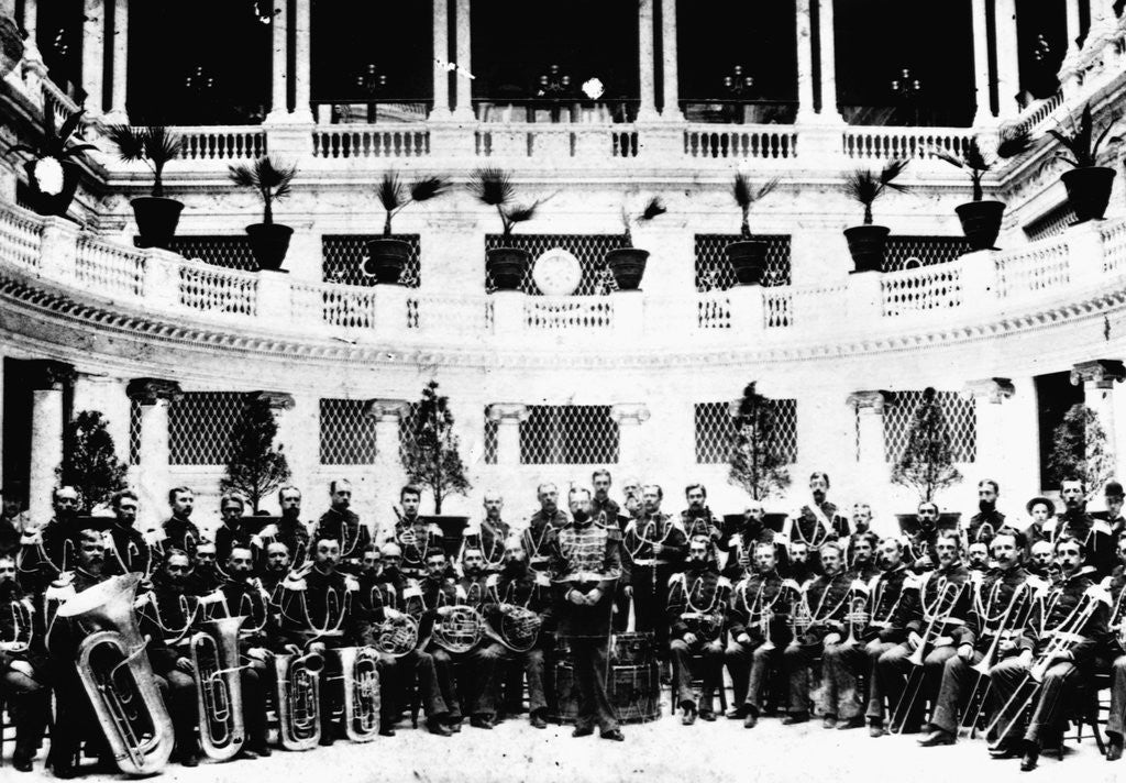 Detail of John Sousa and United States Marine Corps Band by Anonymous