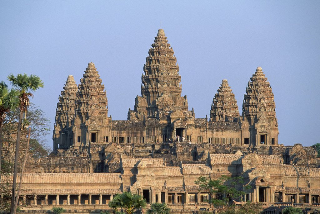 Detail of Central Towers of Angkor Wat, Cambodia by Corbis