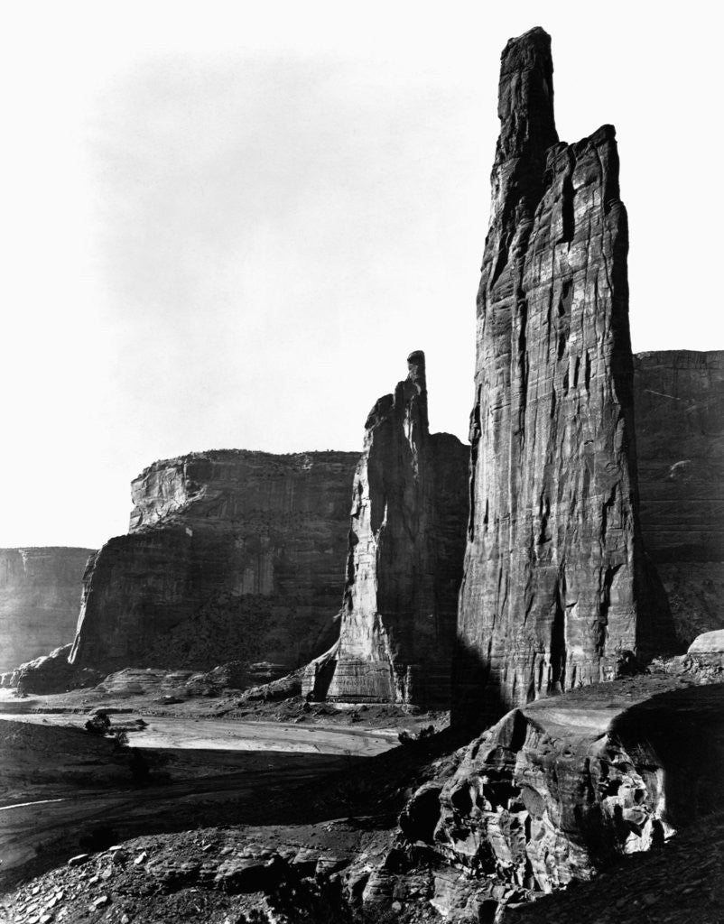 Detail of Stone Monoliths at Canyon de Chelly by Anonymous