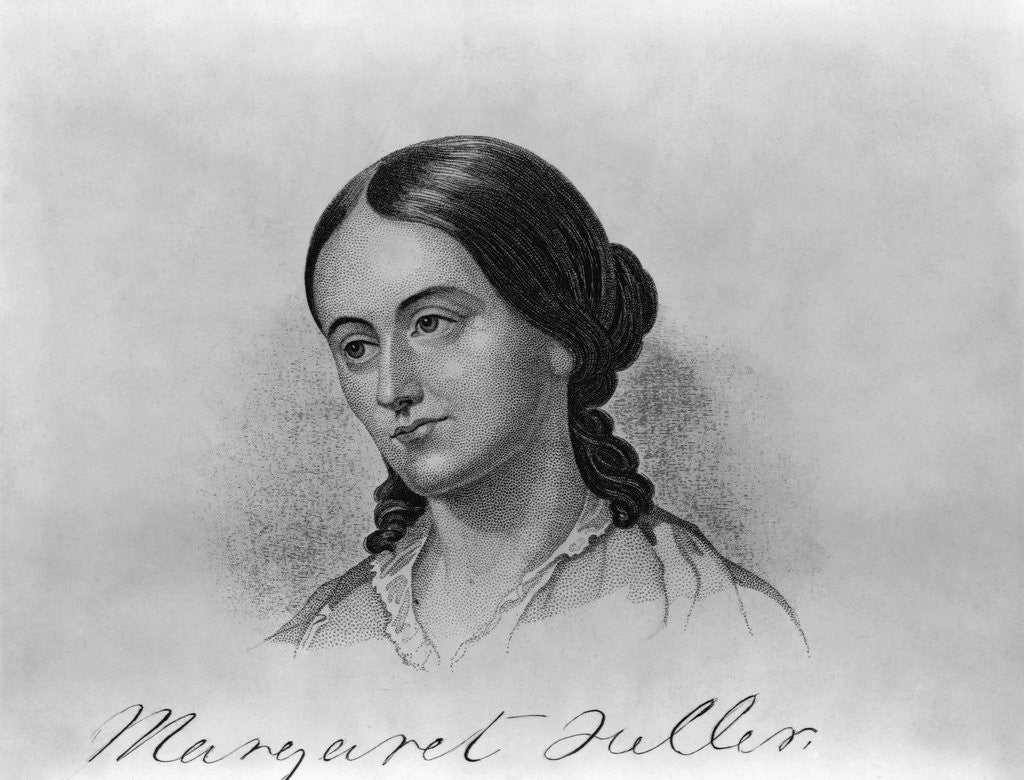 Detail of Engraving Margaret Fuller by Anonymous