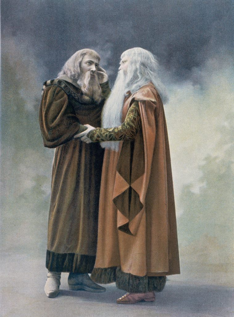 Detail of Illustration From Theatre of Golaud and Arkel From Debussy's 