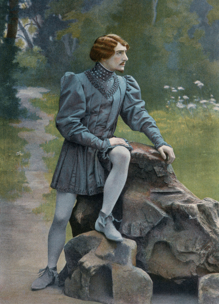 Detail of Illustration from Le Theatre of Monsieur Perier in Debussy's 