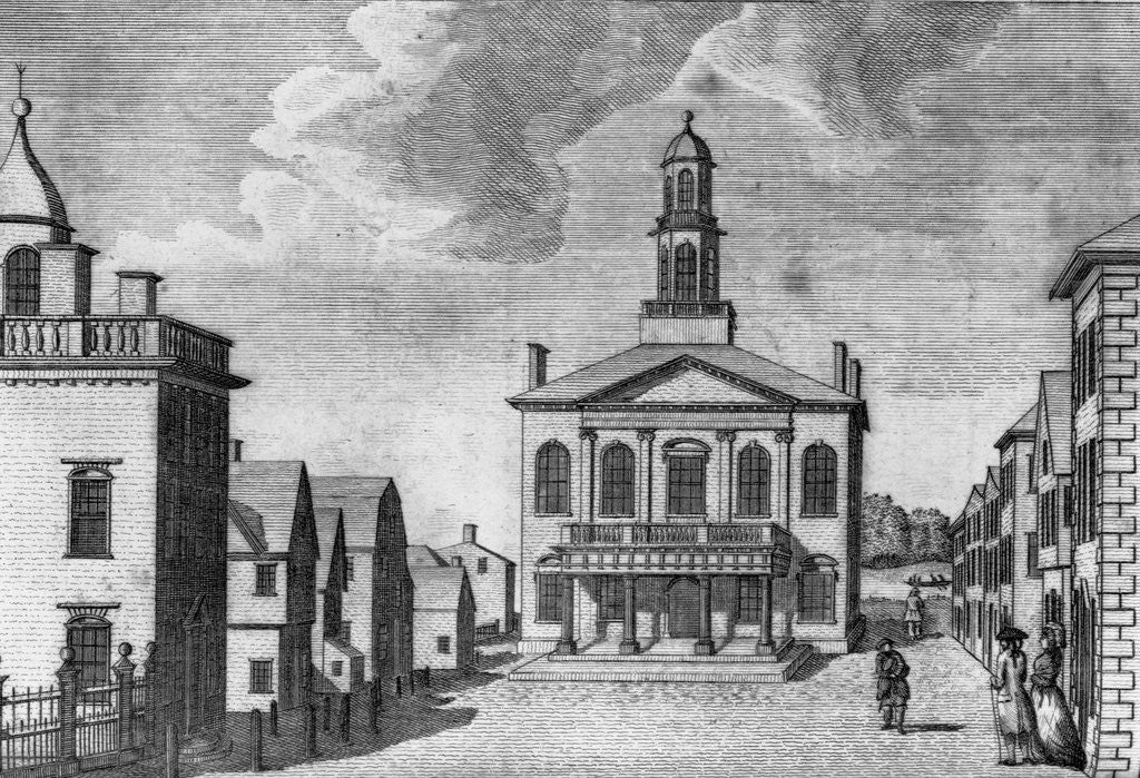 Detail of Salem Courthouse by Anonymous