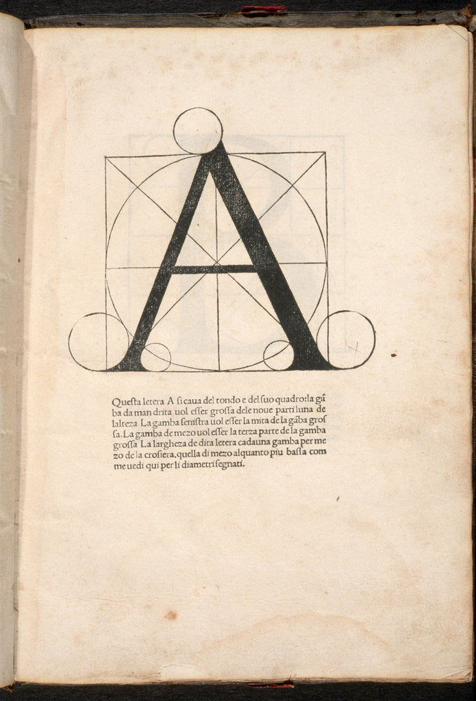 Detail of Divina proportione by Anonymous