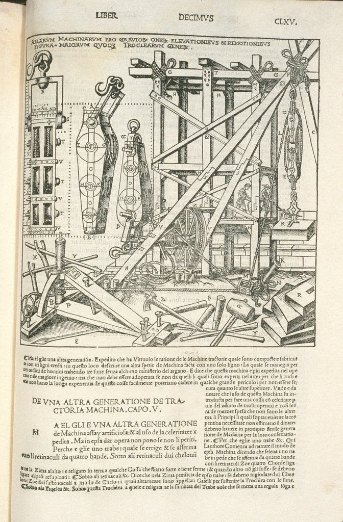 Detail of De architectura libri deci by Anonymous