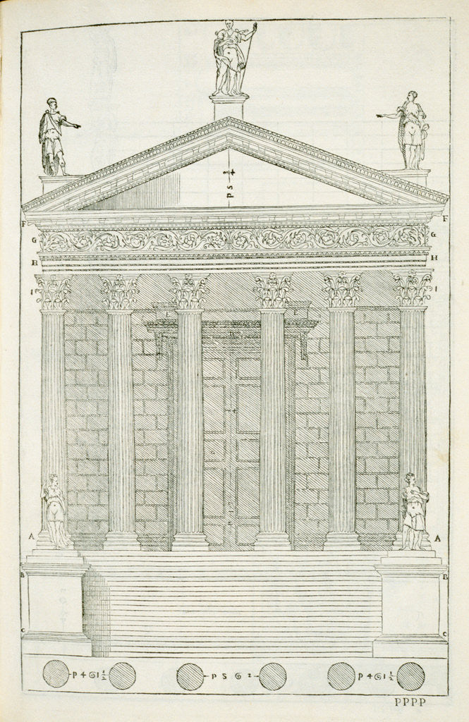 Detail of I quattro libri dell?architettura by Anonymous