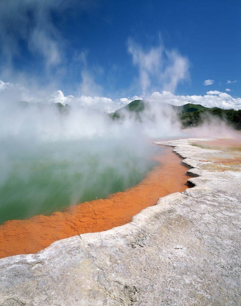 Detail of Champagne Pool at Wai-o-tapu Thermal Park by Anonymous