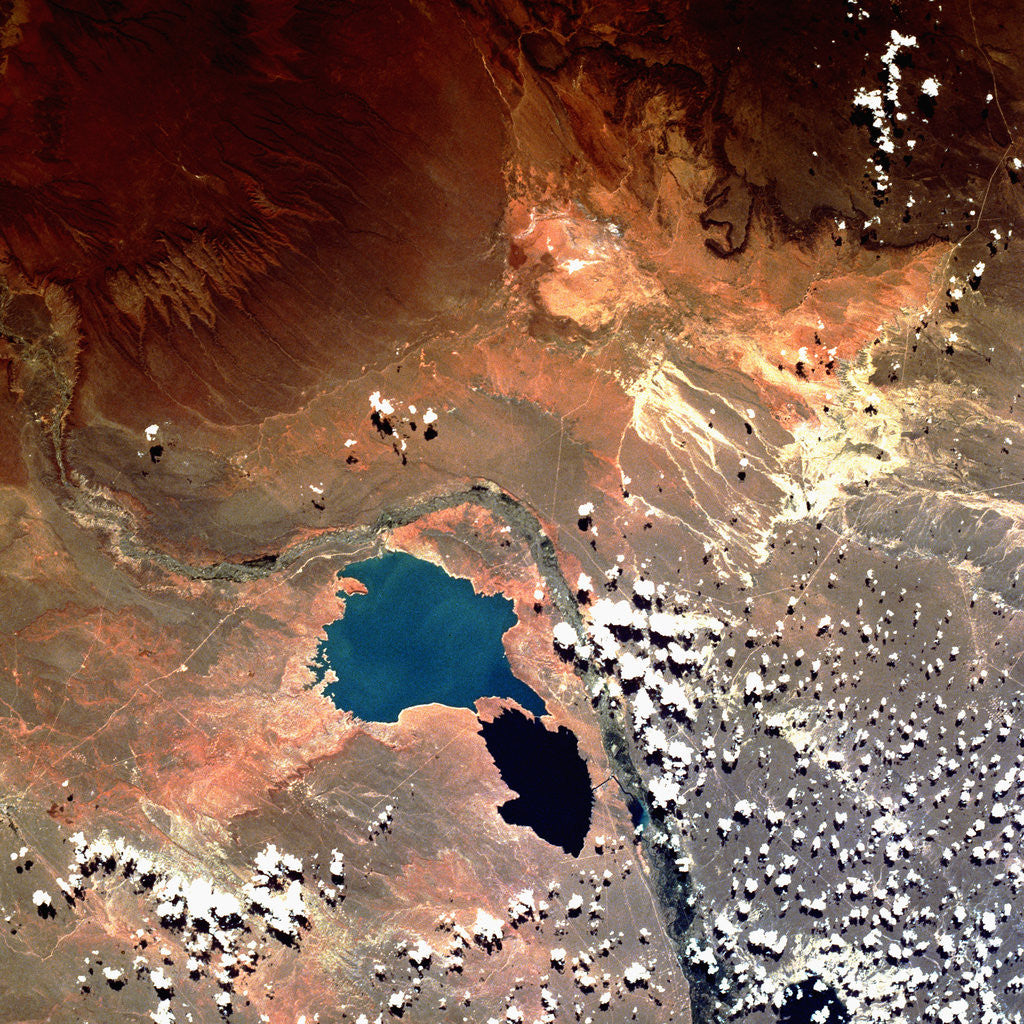 Detail of Cerros Colorados Reservoir, Argentina by Anonymous