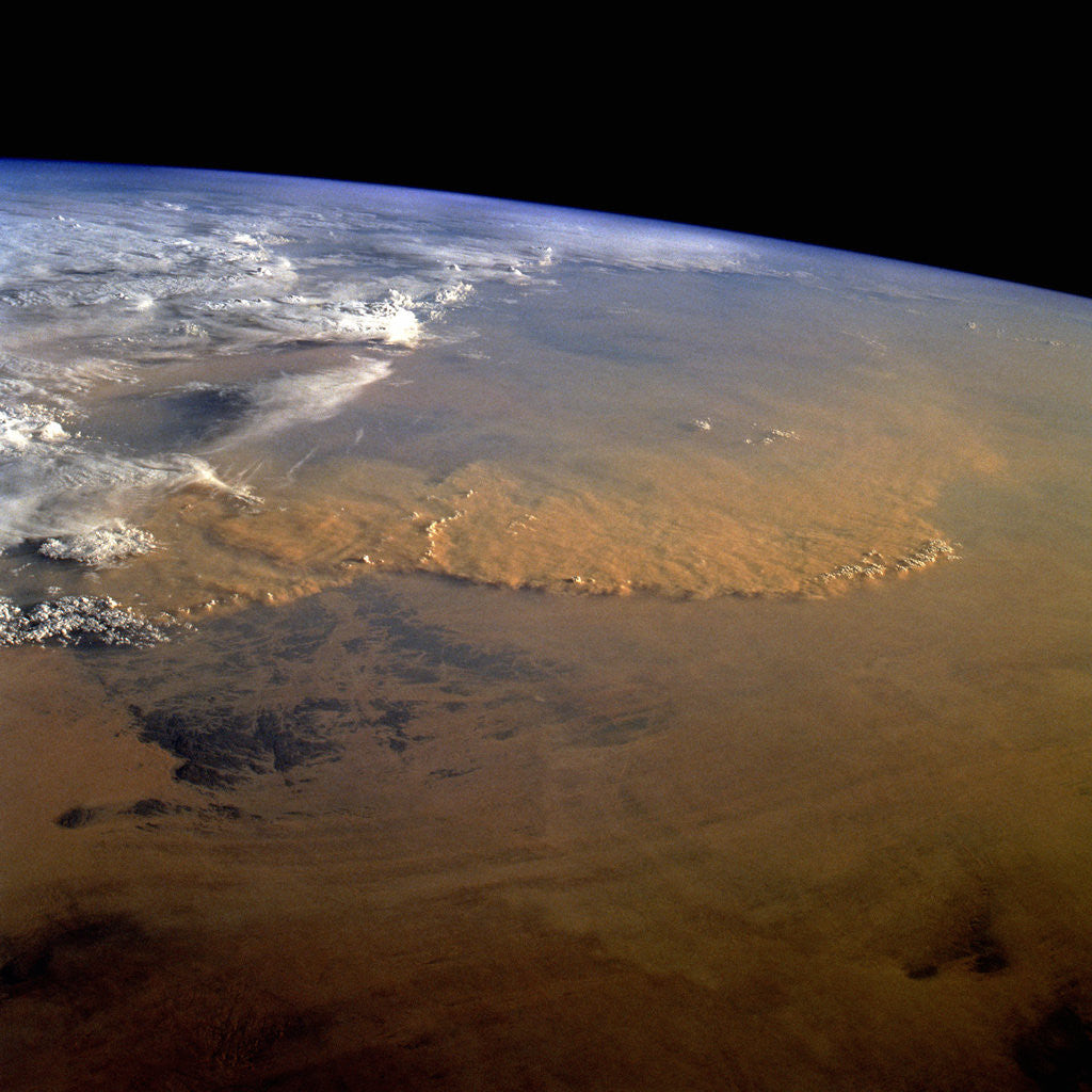 Detail of Dust Storm Over the Sahara by Anonymous