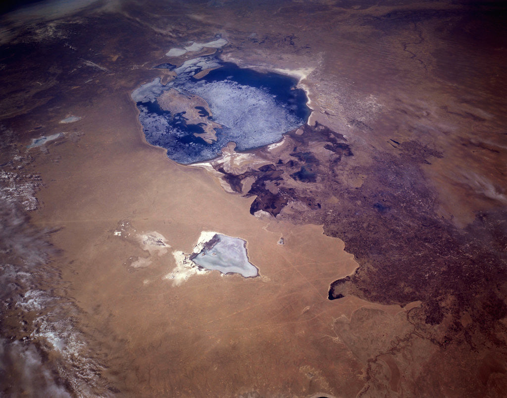 Detail of Aral Sea, Kazakhstan and Uzbekistan by Anonymous
