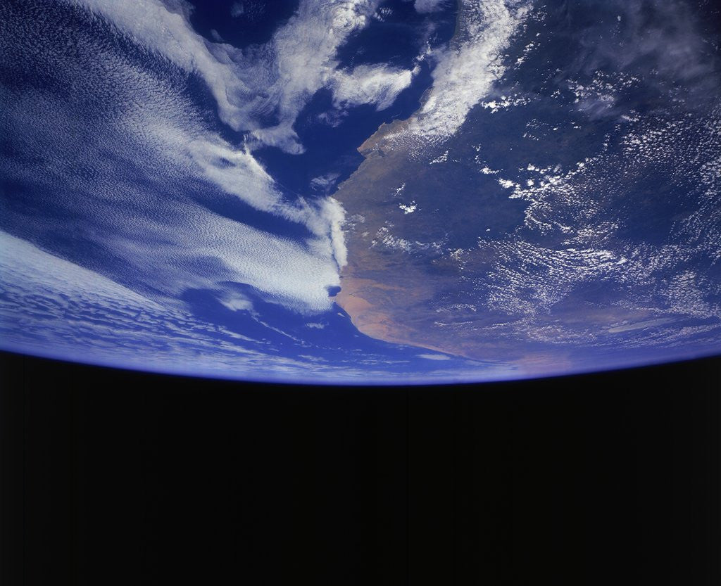 Detail of Earth from Space Shuttle by Anonymous