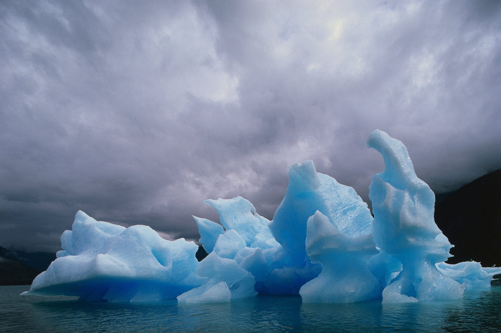Detail of Iceberg Along Alaskan Wilderness by Anonymous