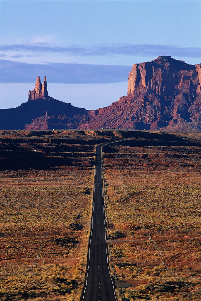 Detail of Road Through Monument Valley Navajo Tribal Park by Corbis