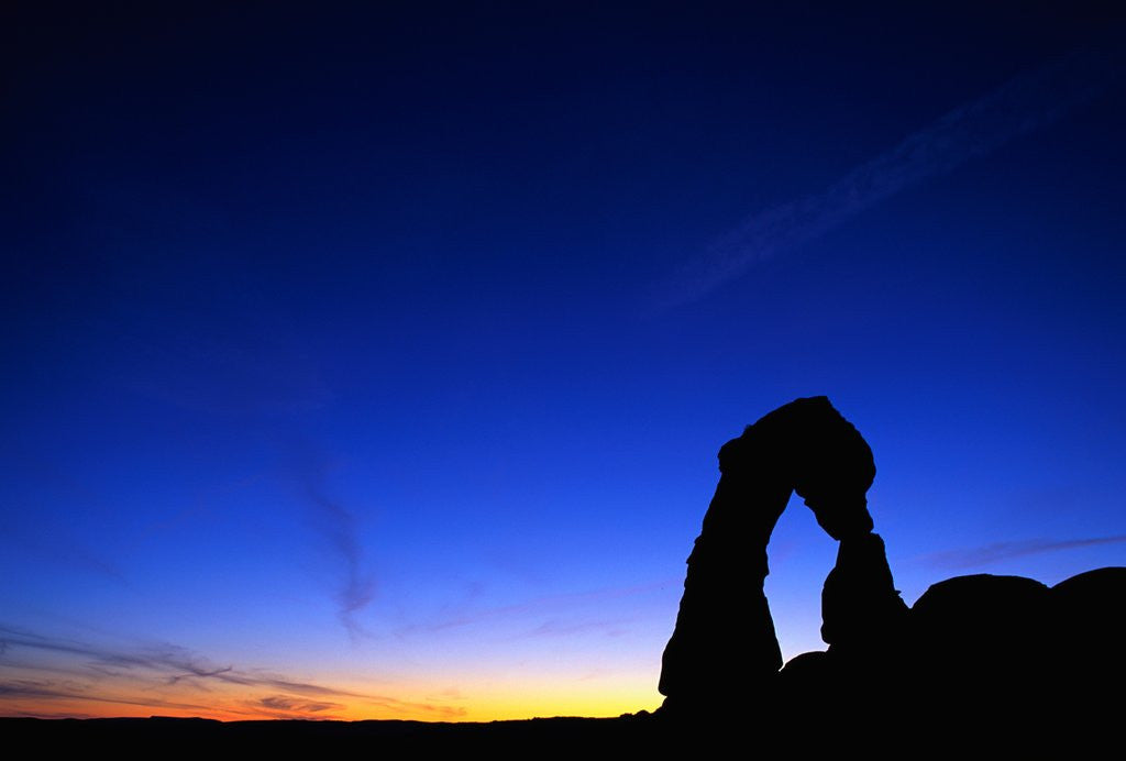 Detail of Evening Sky Over Delicate Arch by Anonymous