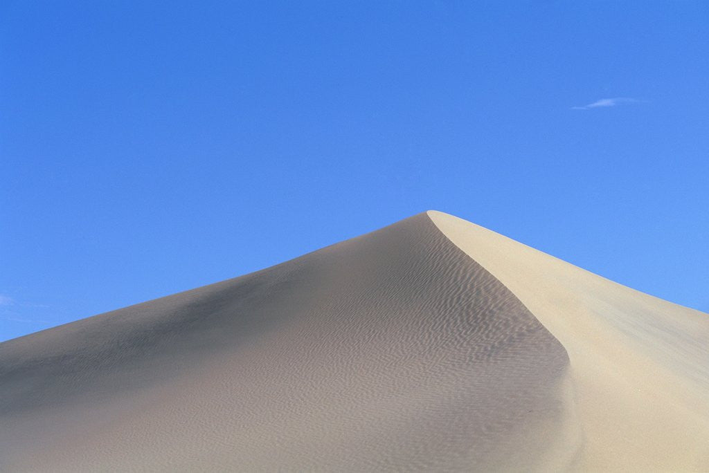 Detail of Sand Dune and Blue Sky by Anonymous