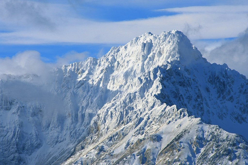 Detail of Mountain Peak in Saint Elias Range by Corbis