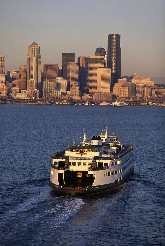 Detail of Ferry Boat in Elliot Bay by Anonymous