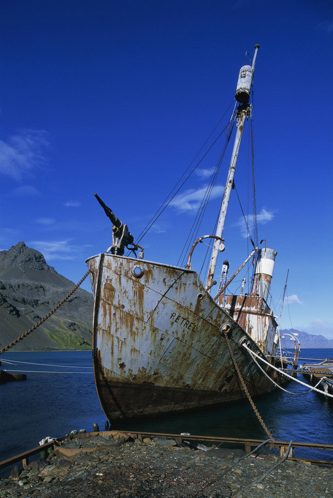 Detail of Abandoned Whaling Ship by Anonymous