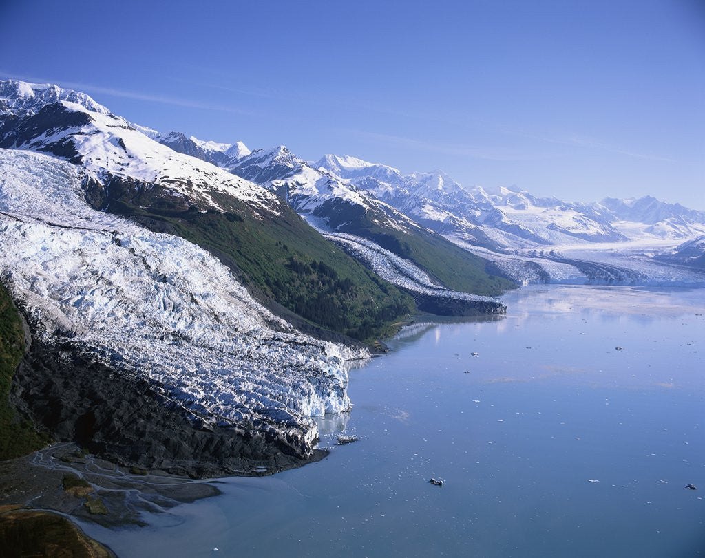 Detail of Glaciers in College Fjord by Anonymous