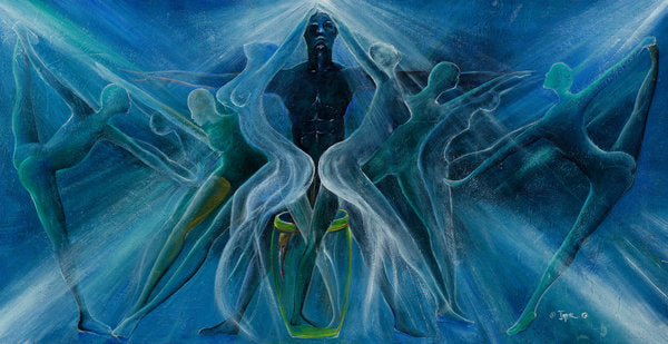 Detail of Dance Troupe, 2013 by Ikahl Beckford