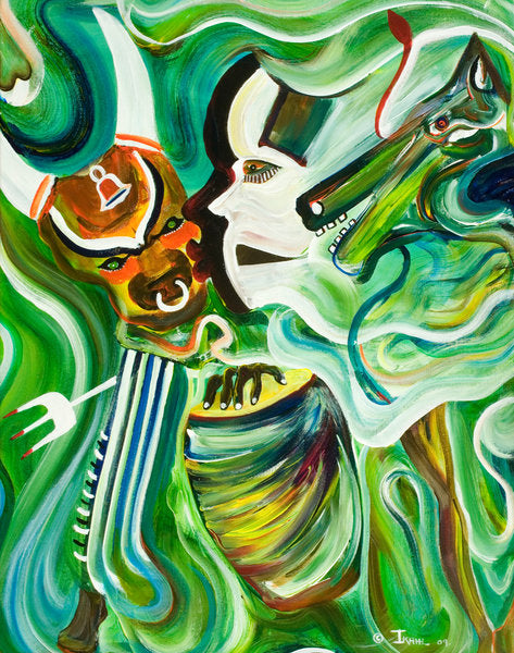 Detail of Jonkanoo, 2009 by Ikahl Beckford