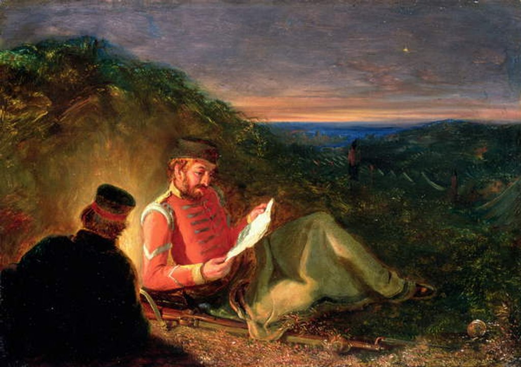 Detail of The Letter from Home by James Drummond