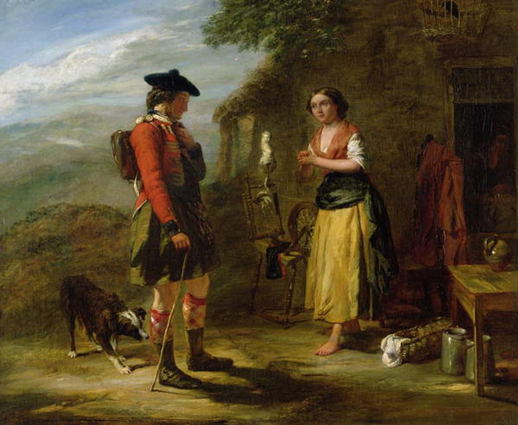 Detail of A Wayside Stop by Paul Falconer Poole