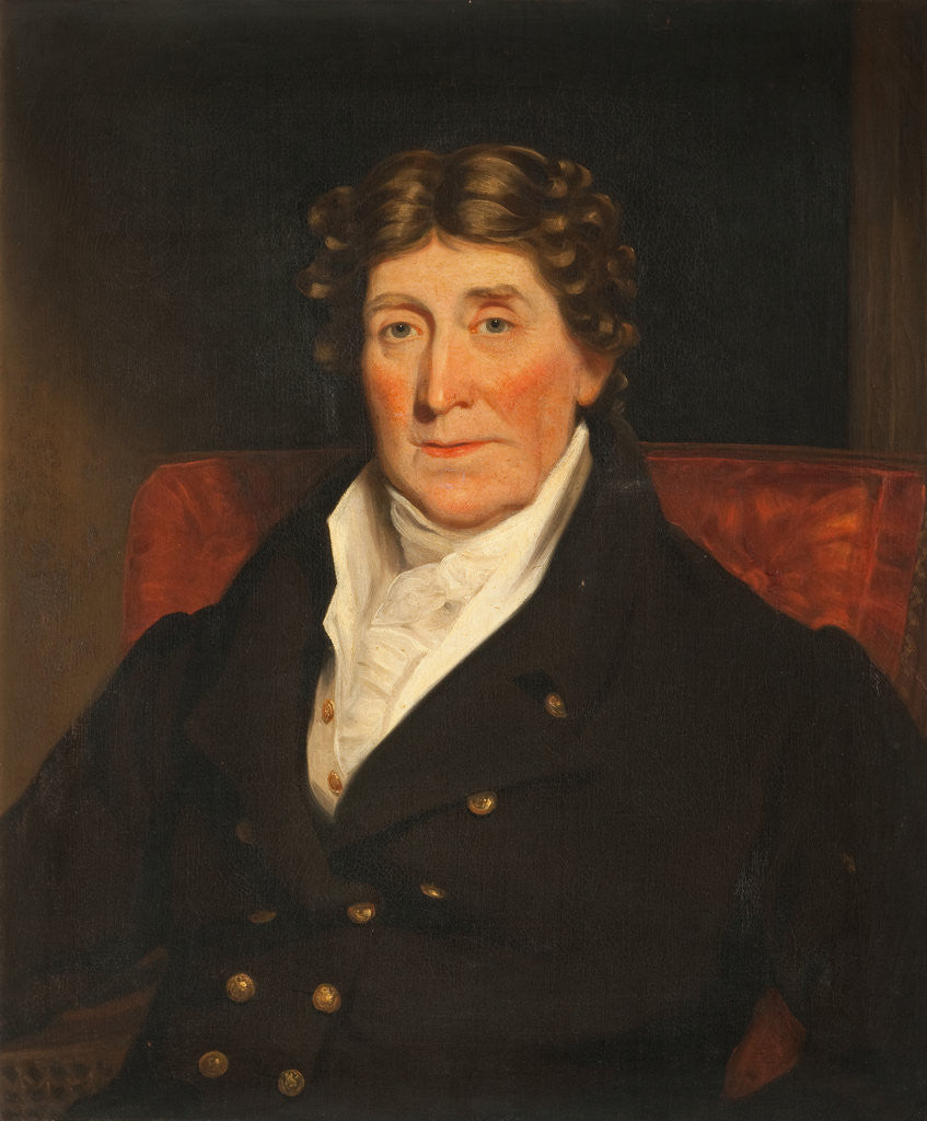 Detail of Portrait of Cornelius Smelt, Lieutenant Governor of the Isle of Man by Thomas Barber