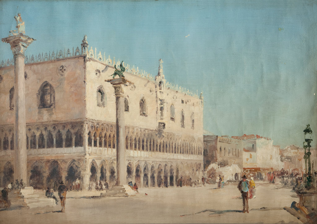 Detail of The Doges Palace, Venice by John Miller Nicholson