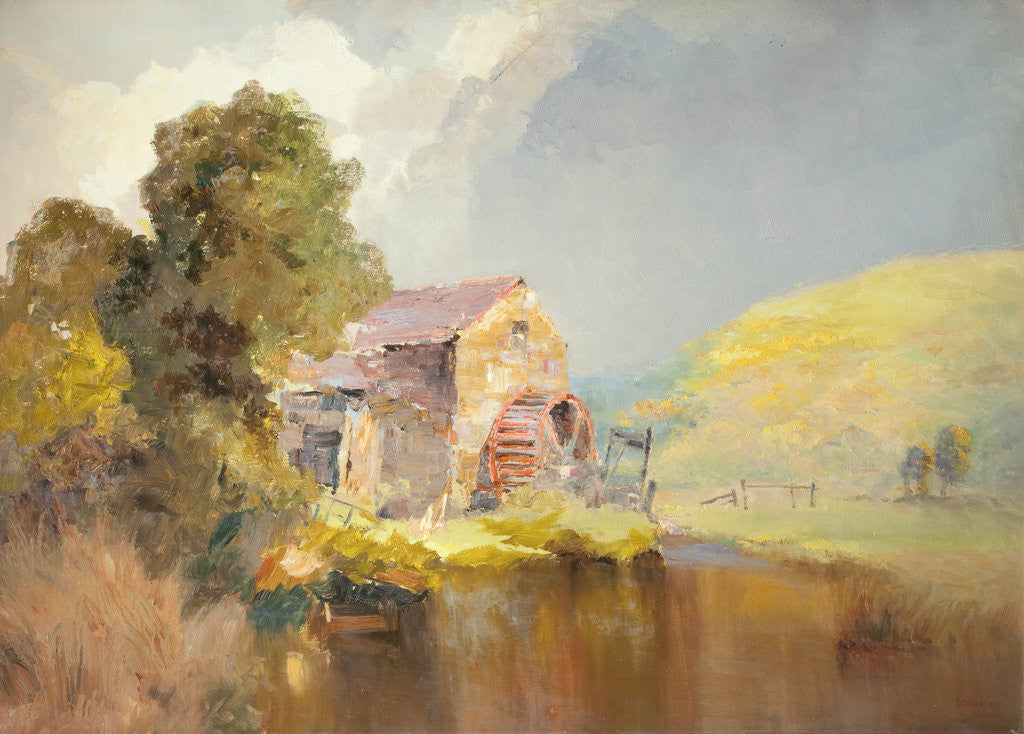 Detail of Baldwin Mill by John Miller Nicholson