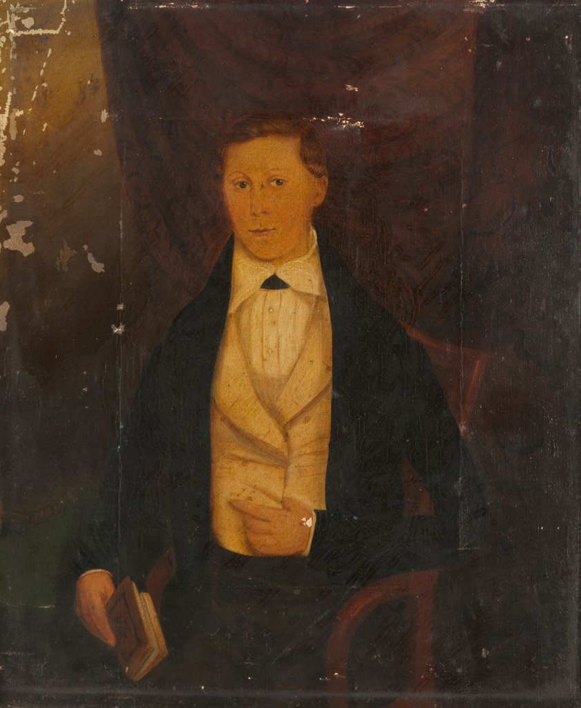 Detail of Portrait of James Mylchreest of the Green, Castletown by Unknown