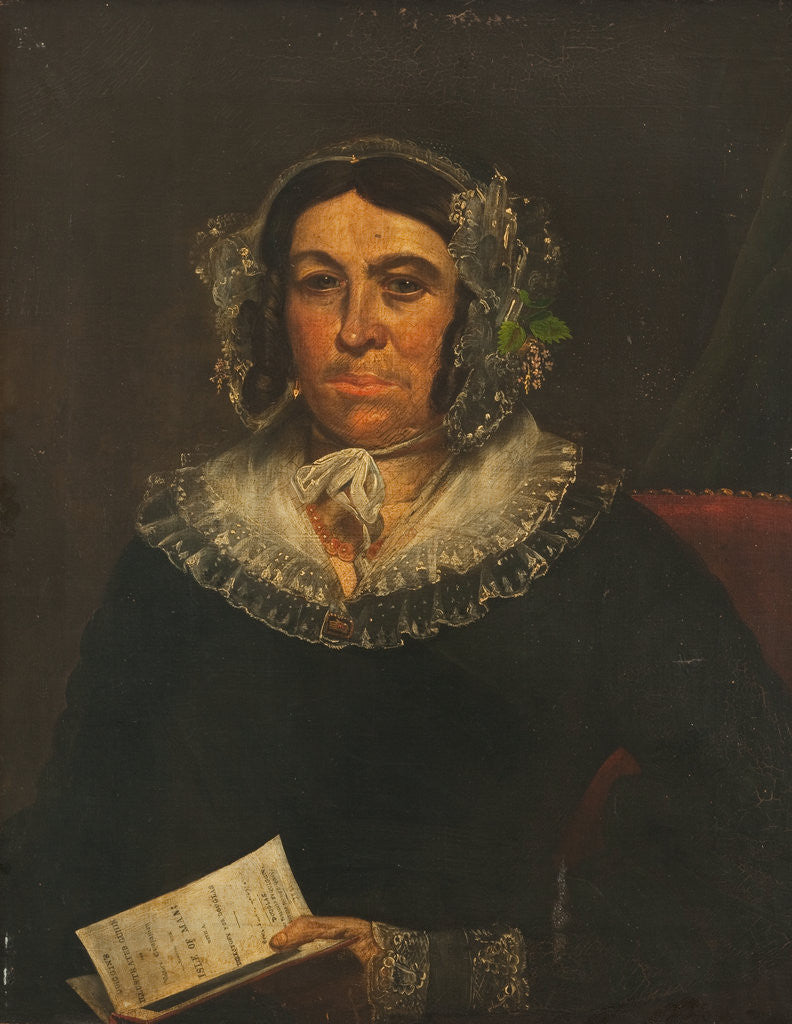 Detail of Portrait of Mary Anna Quiggin by Anonymous