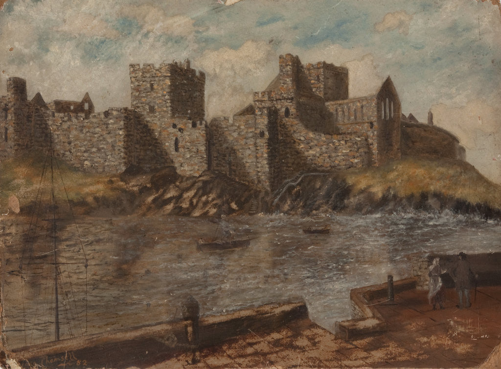 Detail of Peel Castle by Thomas Chansell