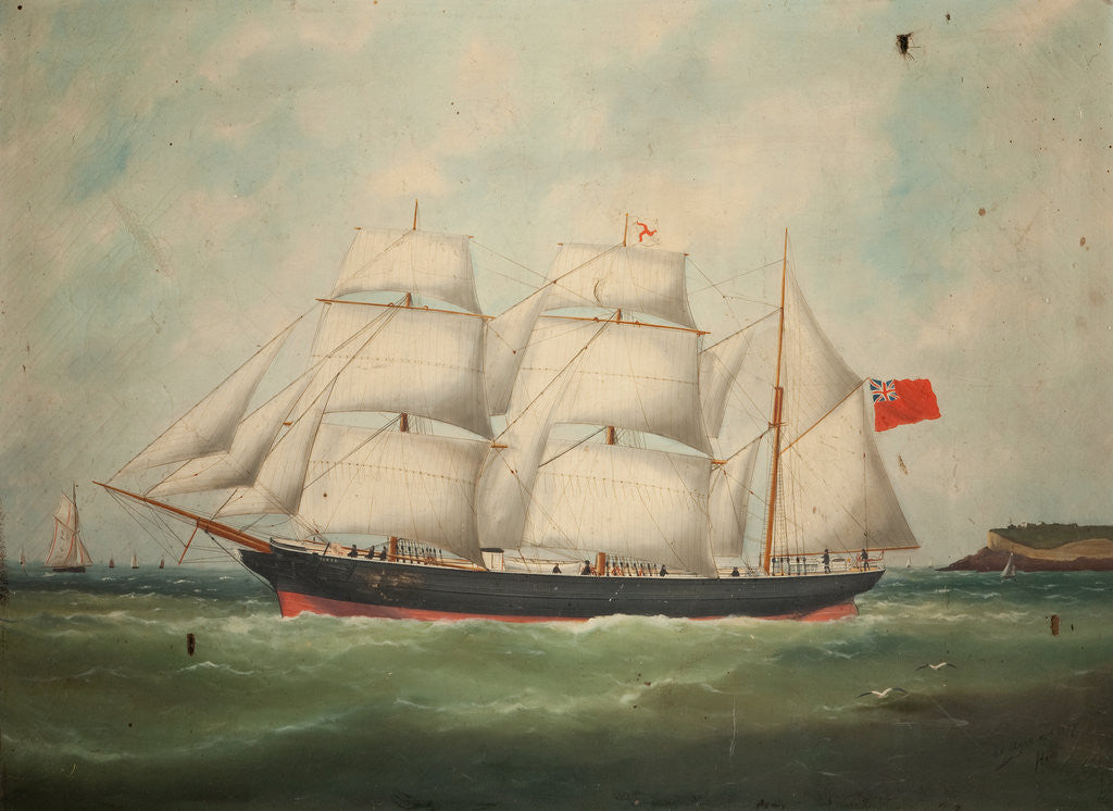 Detail of The 'Hope', of Castletown by Edouard Marie Adam