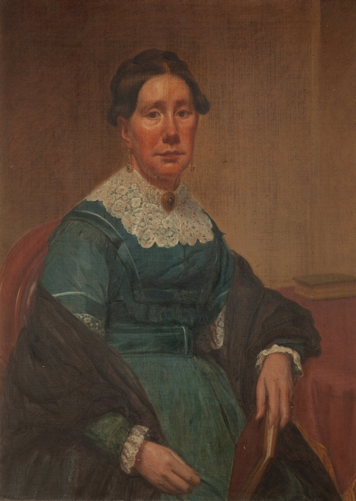 Detail of Portrait of Mrs R. Rowe by Warren