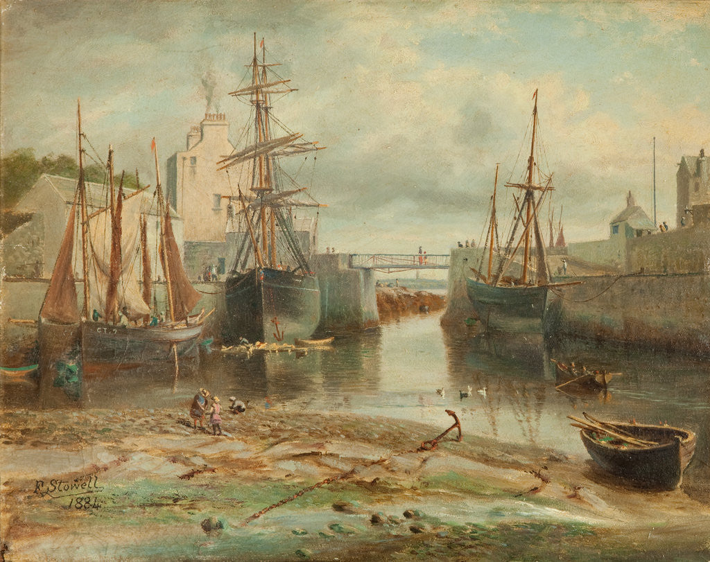 Detail of Castletown Harbour by Flaxney Stowell